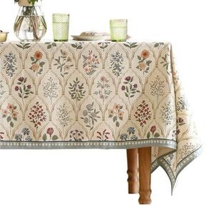 Floral Patterned Tablecloth